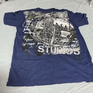 Universal Studios Men’s Short Sleeve Graphic Tee - Navy